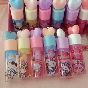 Hello Kitty Lip Gloss Set - Pink, Blue, Purple